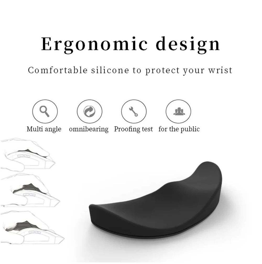 Almofada de silicone mão esquerda para Logitech