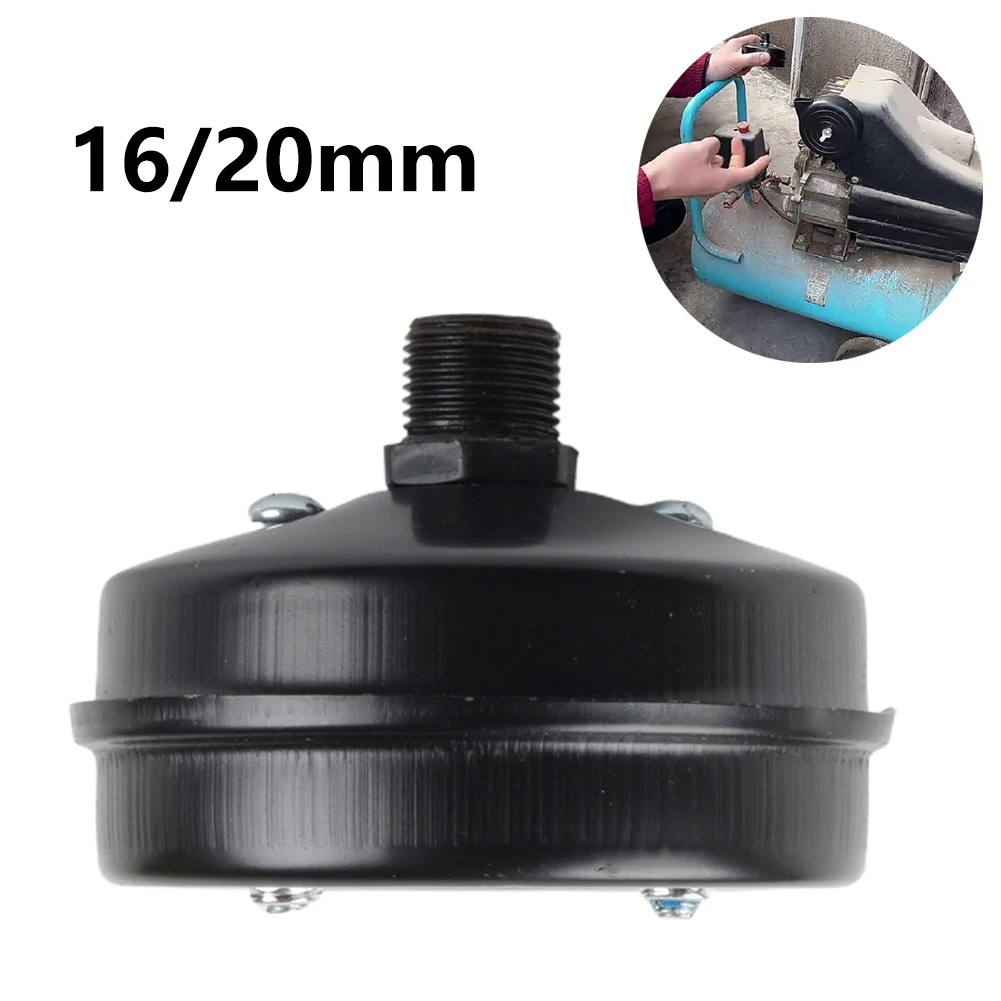 16/20mm Male Thread Air Compressor Muffler Iron Air Compressor Intake Filter Silencer For Air Compressor Air Pump Filter