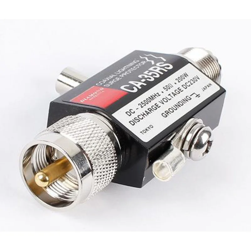 Ca-35Rs Pl259 So239 Radio Connector Adapter Repeater Coaxial Antenna Surge Protector