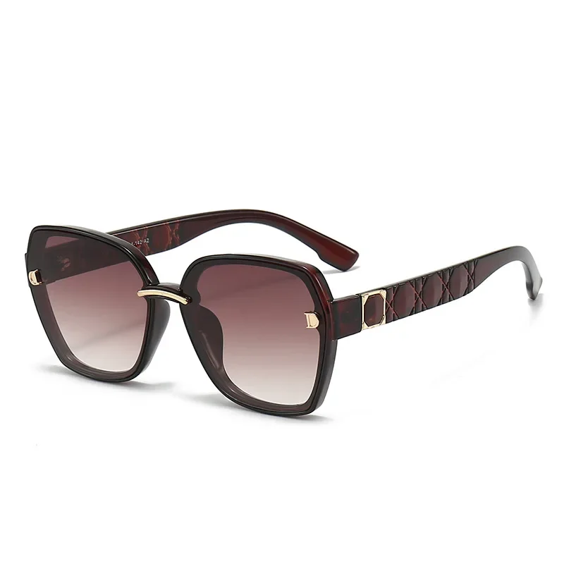 

New Luxury brand new trendy women's box sunglasses, high-end personalized UV resistant men's fashionable sunglasses gafas de sol