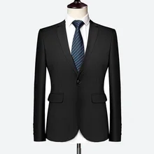 

6XL Fashion Blazer British Style Casual Slim Fit