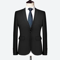 6XL Fashion Blazer British Style Casual Slim Fit
