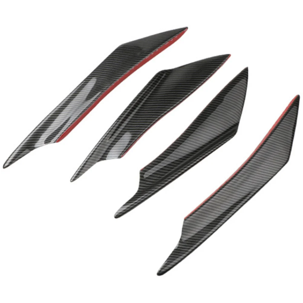 Front Lip Splitter Bumper Trim Sticker Spoiler Professional Cover Universal Accessory Surface