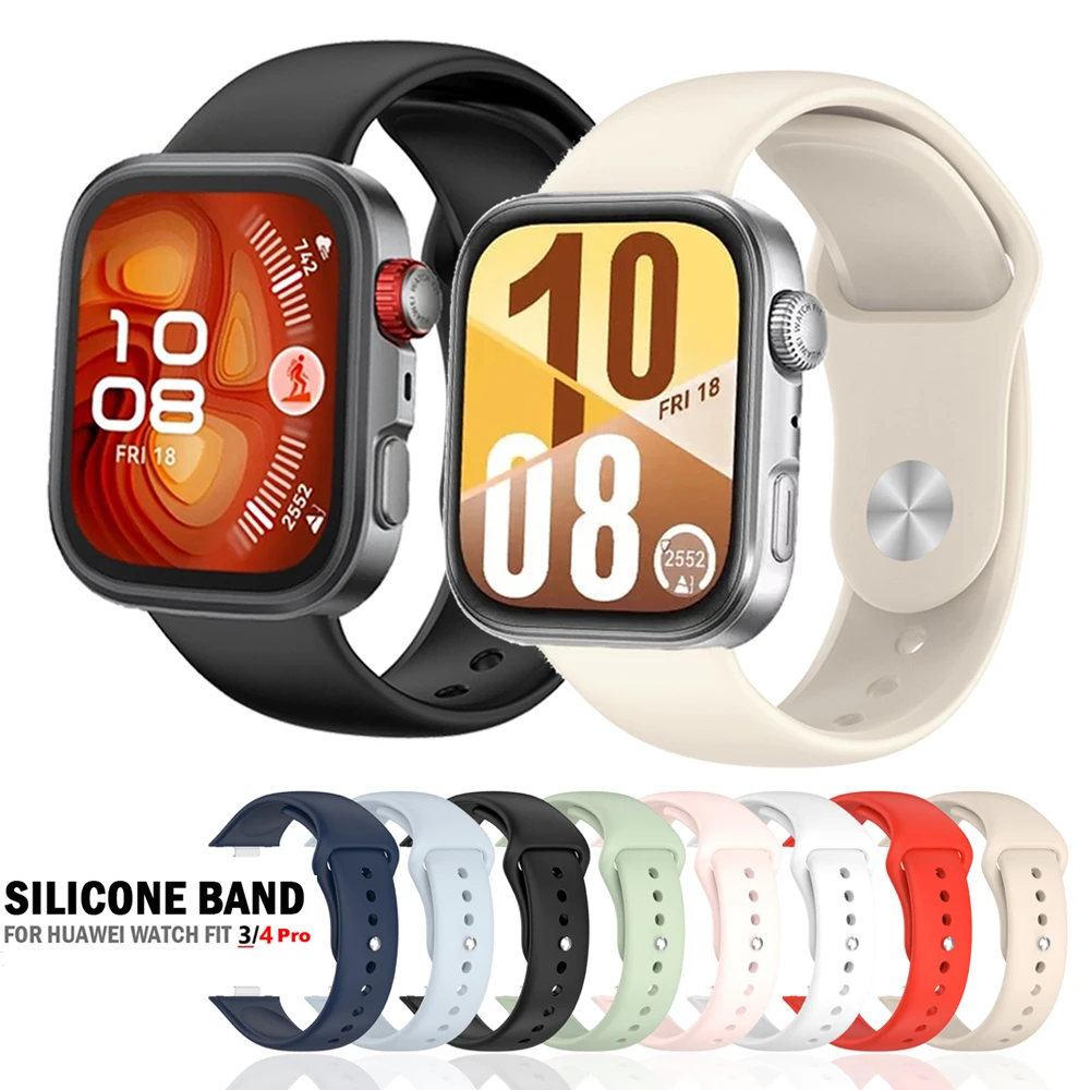 Silicone Replacement Strap for Huawei Watch Fit - Premium Watchband Accessory