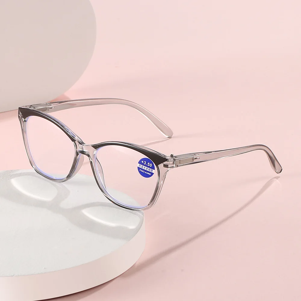 Reading Glasses Presbyopic Glasses Cay Eye Women Men Retro Resin Lens With Diopters +0.25 +0.5 +1.0 +1.25 +1.75 +2.75 +4.0 +4.5 +6.0