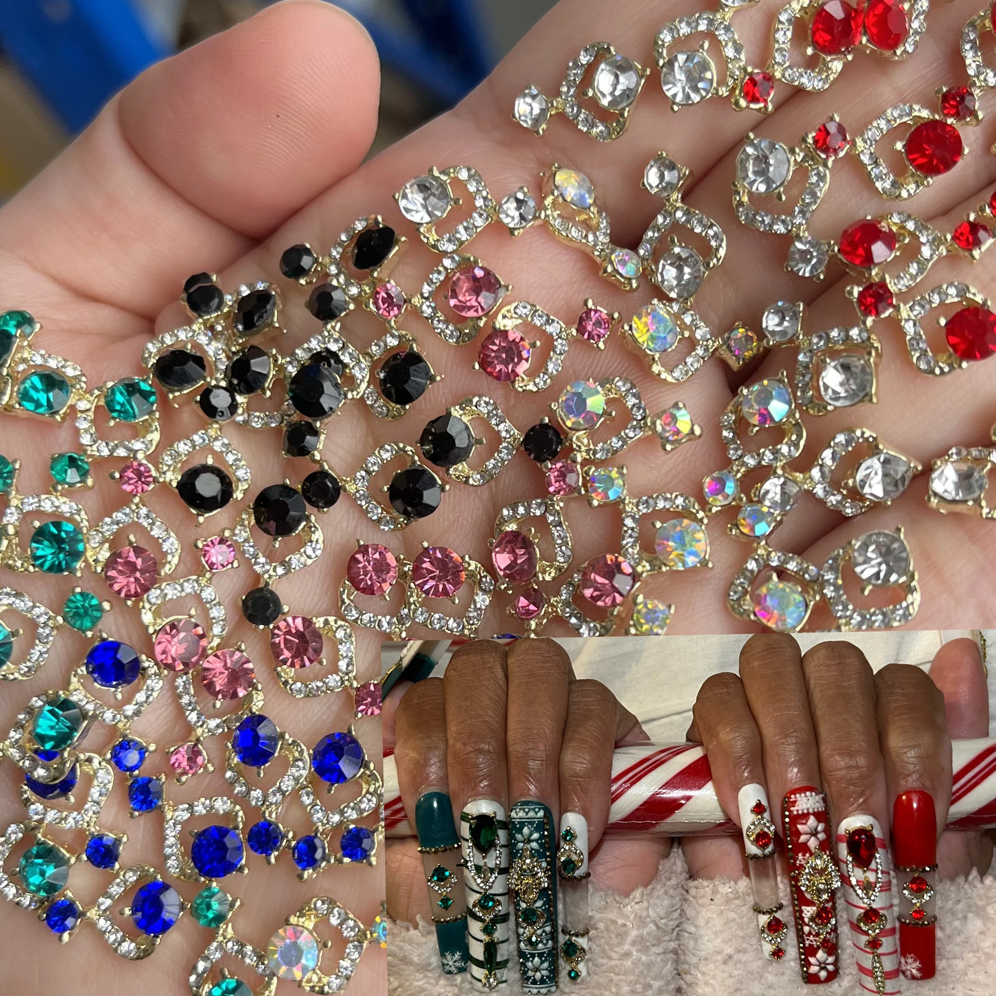 Strass Da Cucire Strass Hotfix In Vetro Glitterato Con Base Piatta, Cristallo, Decorazione For Abito Da Sposa, Diamante For Nail - Foto 2