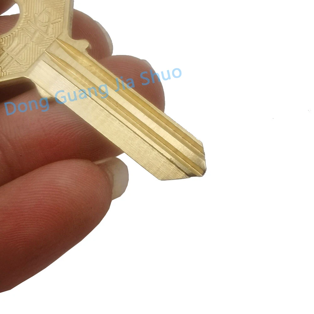 50pcs JS A022 Everyday key blanks Wooden door lock key blank