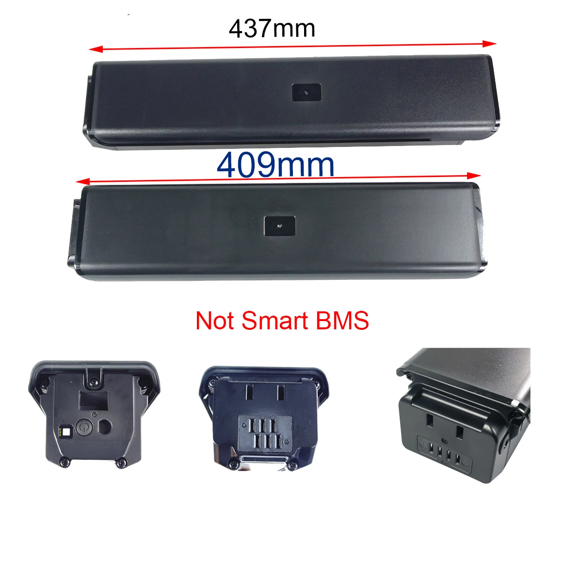 36V 48V Hidden Tube Battery 13Ah 14Ah 15Ah 16Ah For ENVO Twitter EM5 EM6 Battery Replacement