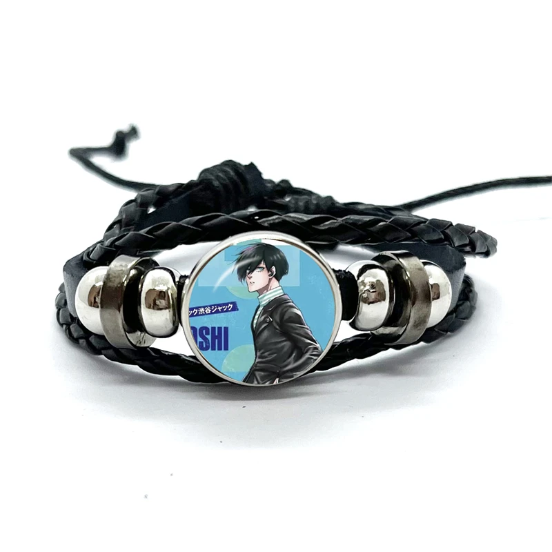 thumbnail image 1 of Pulsera de cuero con cierre azul de Anime para hombre y mujer, brazalete ajustable de estilo Punk, Cosplay Unisex, Isagi, yoachi, Chigiri, Bachira, 1 of 5