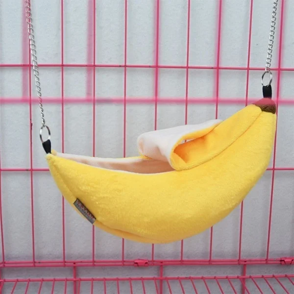 Animals Design Pet Banana Hamster Rat Hammock Cage House Nest Warm Small Animal | Дом и сад