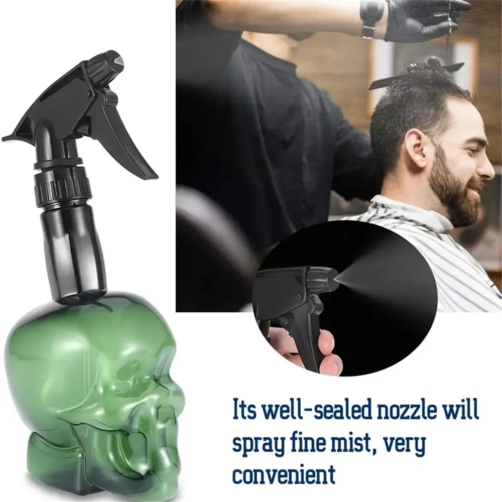 Skull Plastic Squirt Bottle 1Pc 500ml Tattoo Spray Bottle Foaming Pump For Mousse Salon Hair Liquid Tattoo Supplies