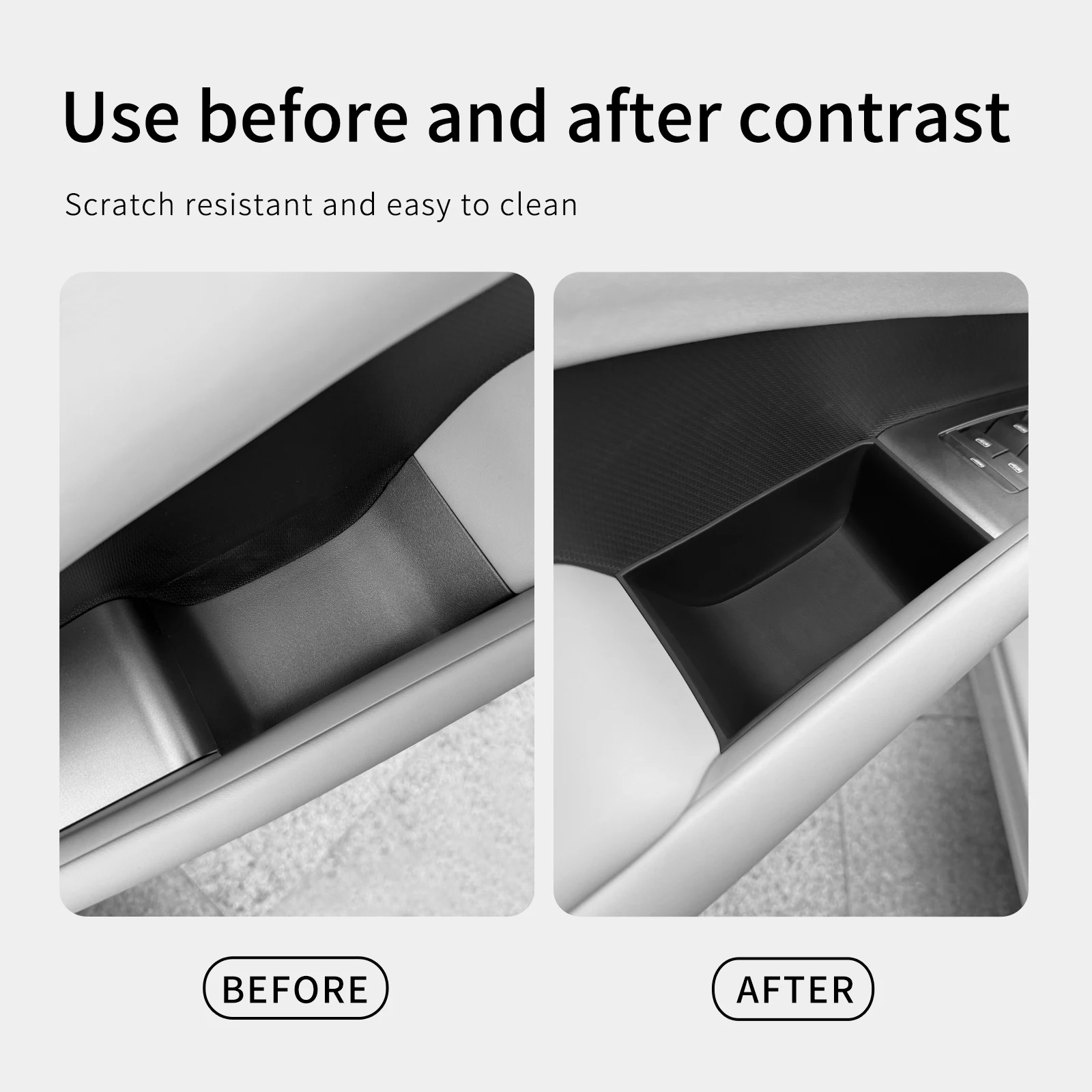 BYD Atto 3 / Yuan Plus Door Handle Storage Box Tray Set view 5