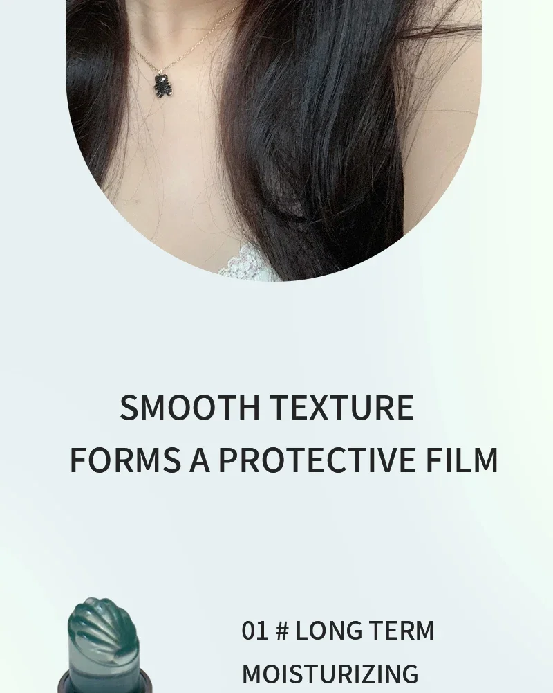 Description Picture 5 of itemSea Shell Shaped Lip Balm Clear Blue Moisturizing Lip-Primer Mask Cute Jelly Tinted Lipstick Lighten Lines Plump Lip Care Makeup