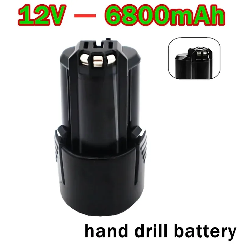 

10.8V/12V Li-ion Battery Pack Replaces Cordless Electric Drill Screwdriver 6800mAh BAT411 BAT412 BAT412A Tool Accessories
