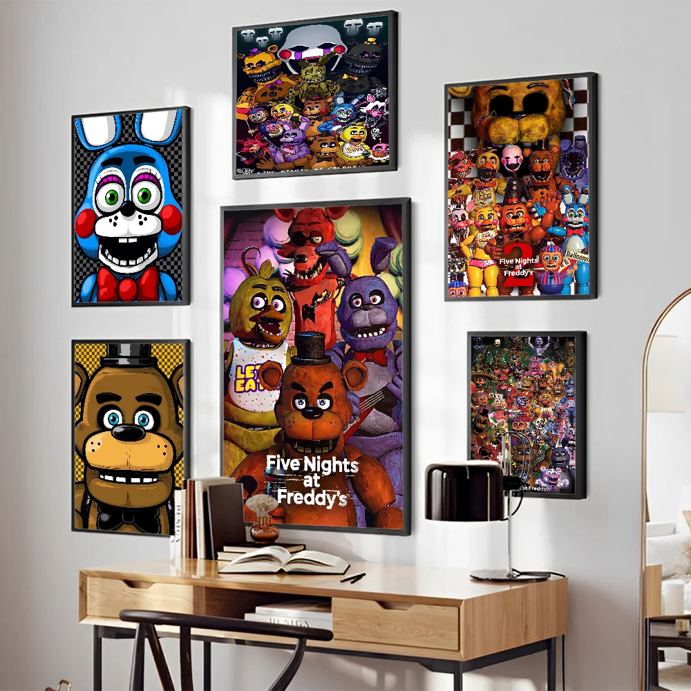 3695 Anime Game Five Nights at Freddy's wall Poster Scroll
