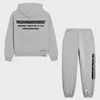 THEGIVINGMOVEMENT Loose Hoodies 2 Piece Set Casual Fashion Long Sleeve Sweatshirt Pants Suit for Men and Women 5