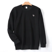 2025 nouveau 100% pur coton printemps automne marque haut de gamme hommes/femmes à manches longues col rond style à la mode Couple respirant T-shirt ﻿ 1