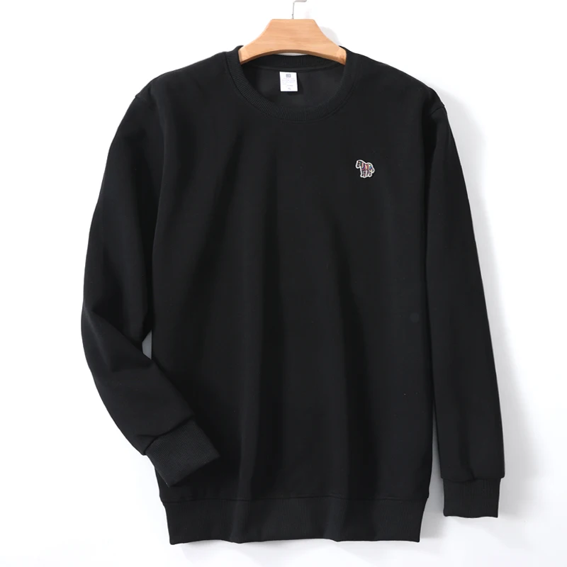 2025 Nuovo 100% puro cotone Primavera Autunno marchio di fascia alta Uomo/Donna Manica lunga O-Collo stile alla moda Coppia T-shirt reathable 1