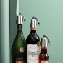 

Wine Tools Stopper Accessories Bar Oil Bottle Cover Bottl Accessori Stainless Steel Beer Saver Silicone Sealed Tool Vacuum Cap