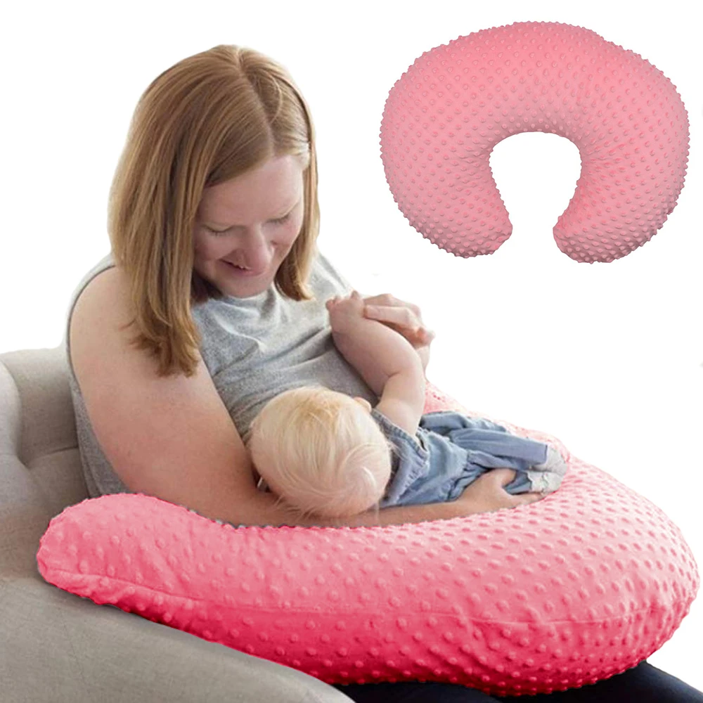 MinkyNursingPillowCoverBreastfeedingPillowPositionerSlipcover