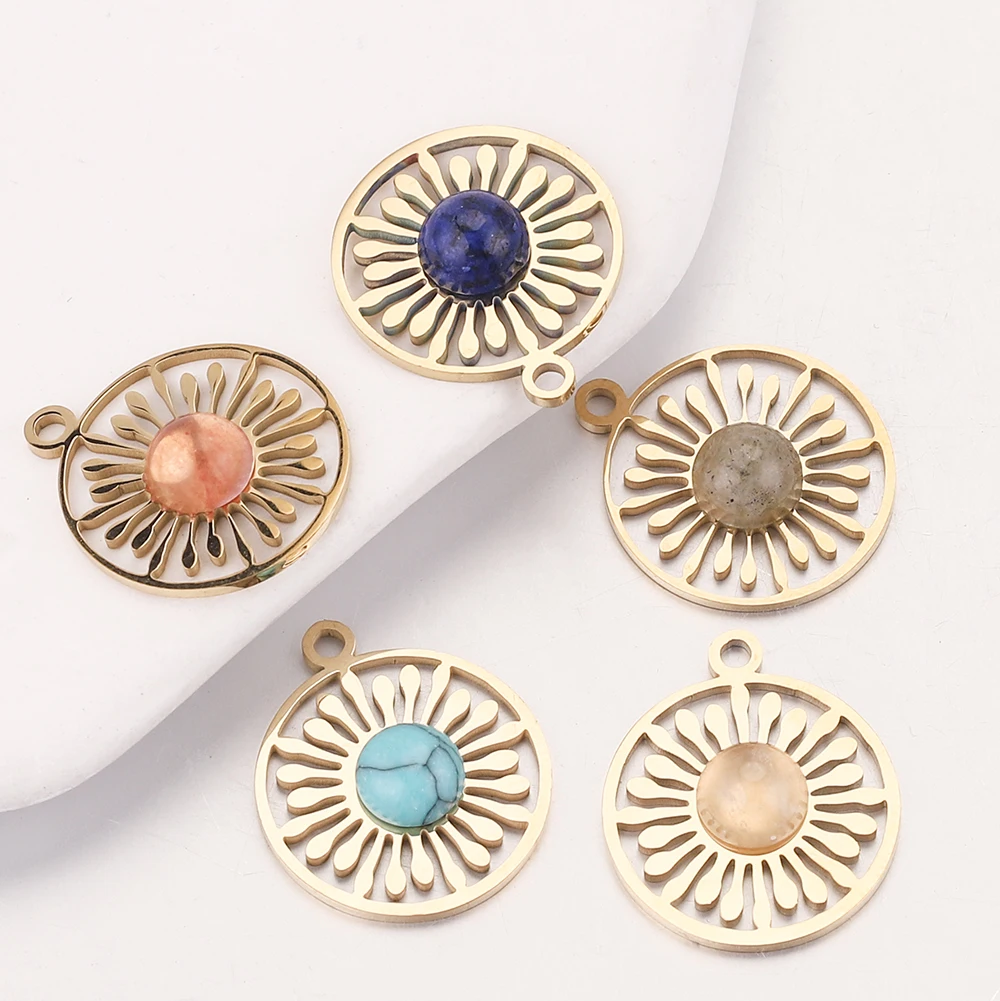 Abalorios de acero inoxidable de 5