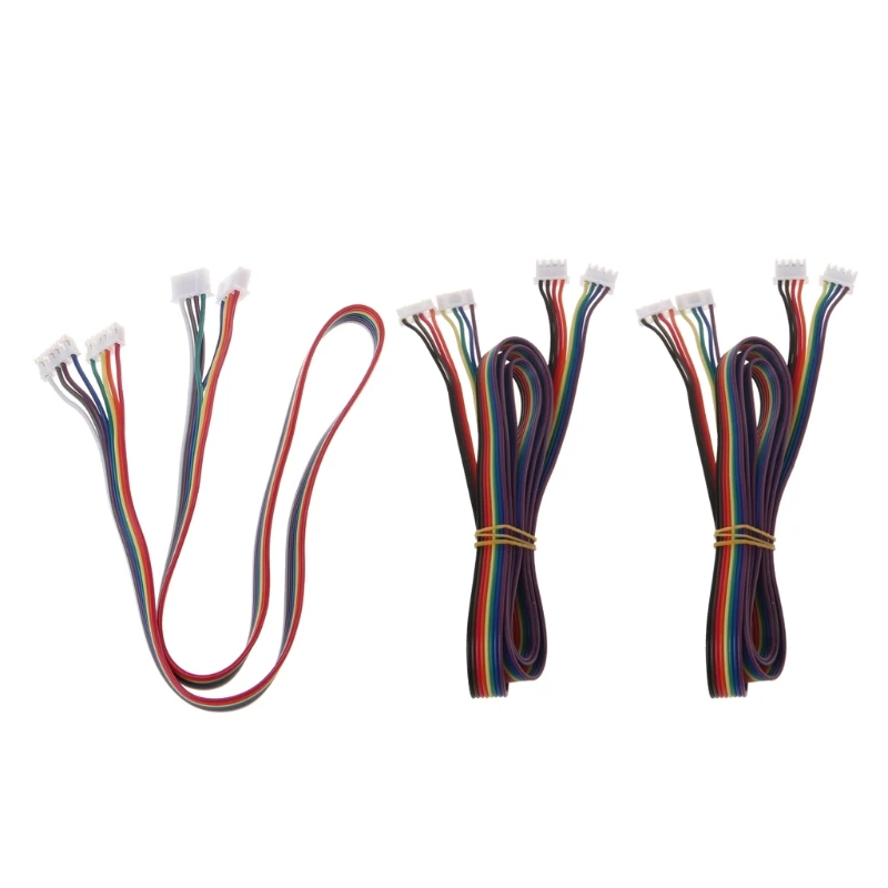 

2 Pcs Stepper Motor Cables 4pin to 6pin Connector Wire for NEMA 17 3D Printers Machines Accessories Durable