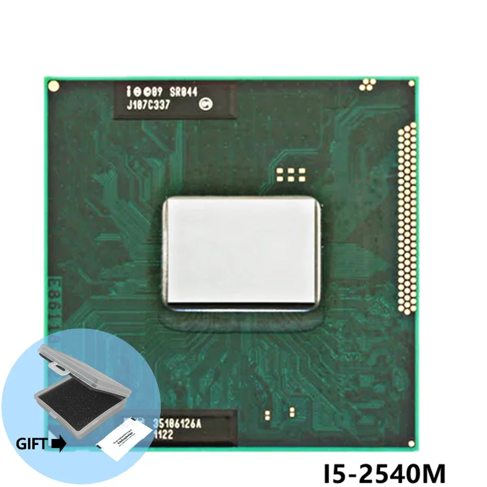 Processore Intel Core I5-2540M I5 2540M Notebook Laptop Cpu Socket G2 (Rpga988B) Sr044