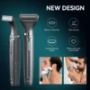 KENSEN S1 Electric Shaver Body Hair Trimmer for Men 2 in 1 Professional Shaver Razor Nose Hair Beard Trimmer Shave Razor MEG-578 2