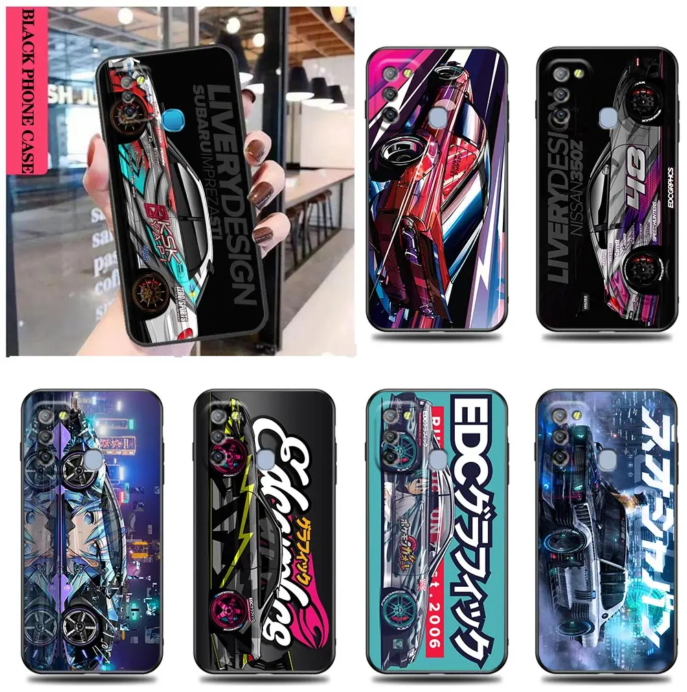 Tokyo Sports Car Jdm Drift Funda Case Per Infinix Camon 19 16 Zero X Neo 20 8 Pova 4 2 Neo2 Note 12 G96 11 10 8 8I S5 Case Shell