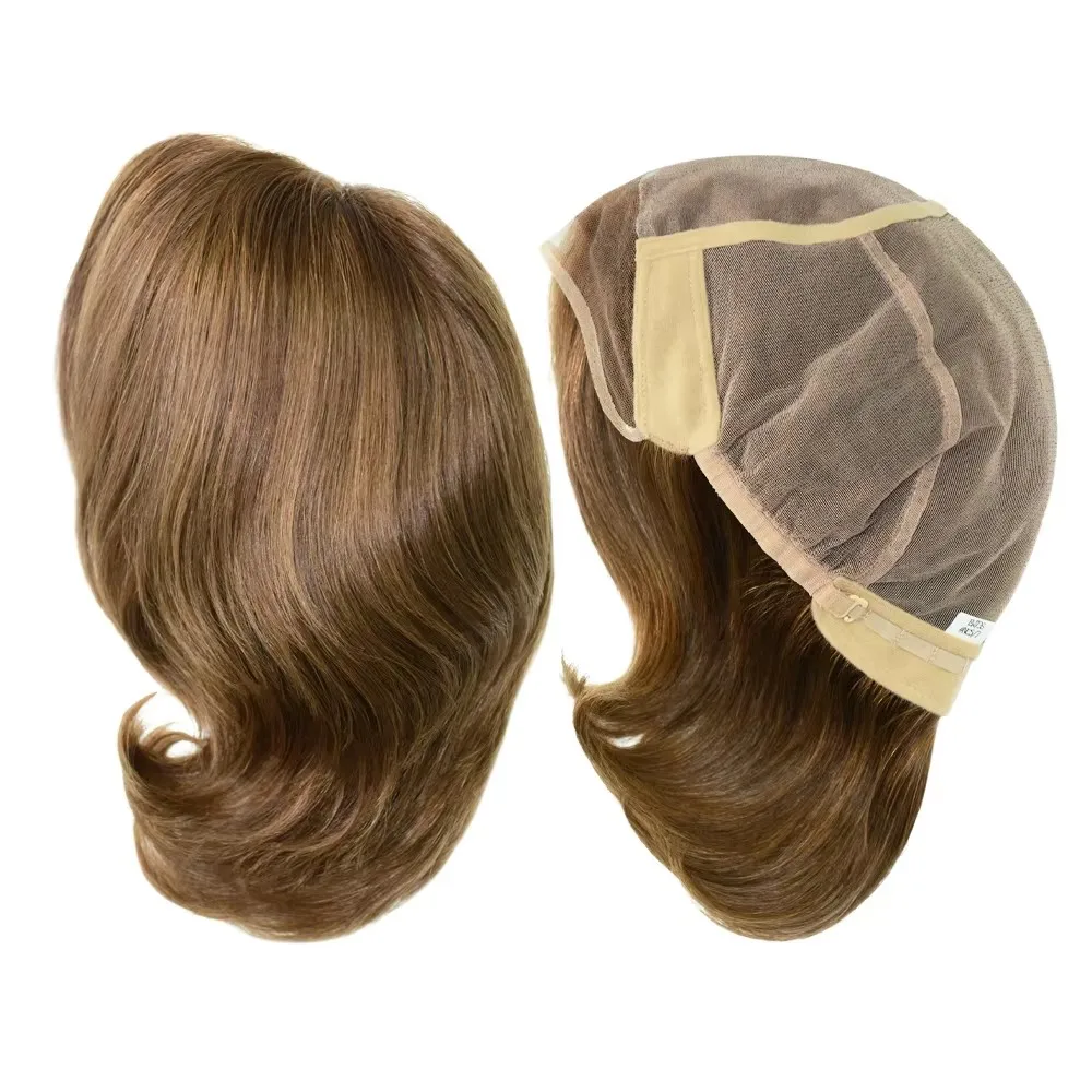 Fine Mono Top Wig Straight Short Bob European Virgin Hair Wigs Human Hair Jewish Kosher Wigs Straight