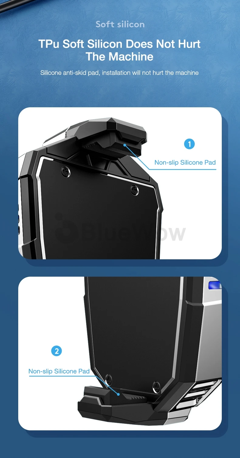 BlueWow X20 Mobile Phone Cooler Gaming Radiator description image 8