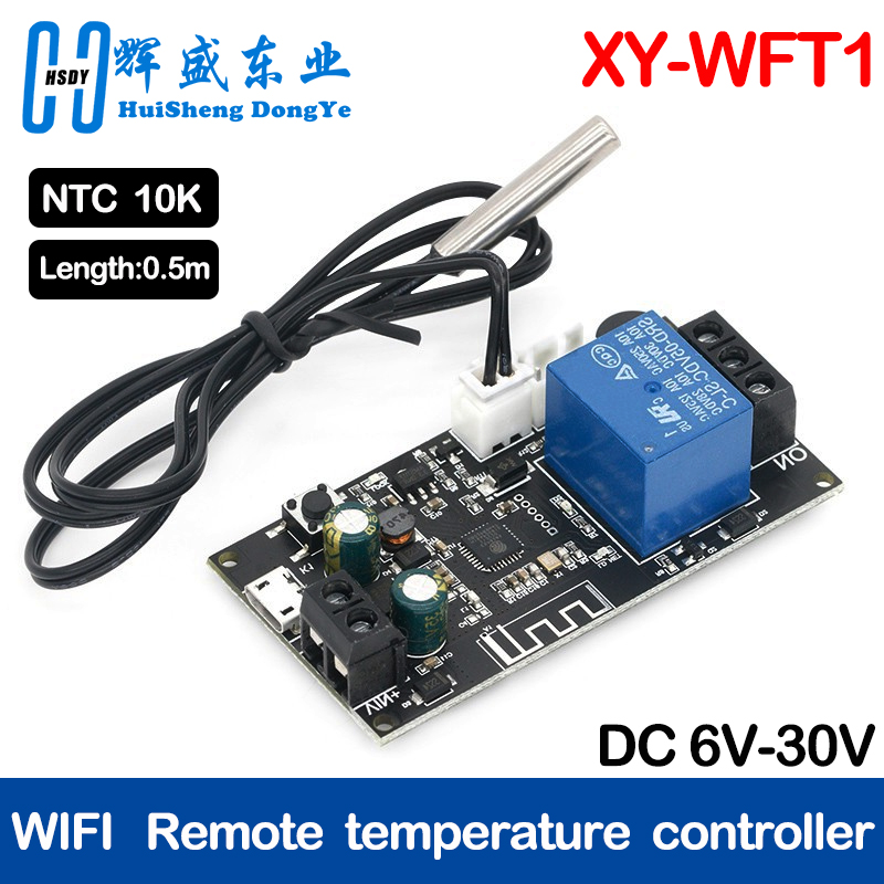 XY-WFT1 Remote WIFI Thermostat High Precision Temperature Controller Module Cooling and Heating APP Temperature Collection