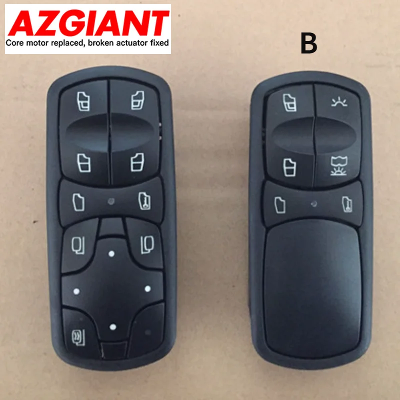 

Автомобильный стеклоподъемник AZGIANT, переключатель стеклоподъемника, левая и правая кнопки, автозапчасти для Benz Pump Truck 4141, 4140, 3341