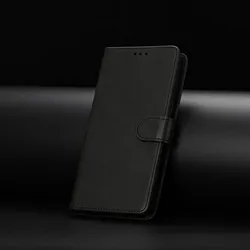 Premium Flip Leather Magnetic Wallet Phone Case Cover - Galaxy A7 (2018) (Black-(YB - PT08))