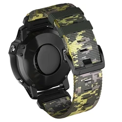 Premium Nylon QuickFit Watch Band - Versatile Adjustable Strap 22mm/26mm - QuickFit 26mm (B - Colorful Yellow)