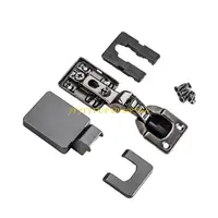 บานพับปกปิดไฮดรอลิกแบบปิดอ่อนตู้ปรับได้ฮาร์ดแวร์บัฟเฟอร์แดมเปอร์ไฮดรอลิกบานพับตู้เสื้อผ้าที่ยั่งยืน 2