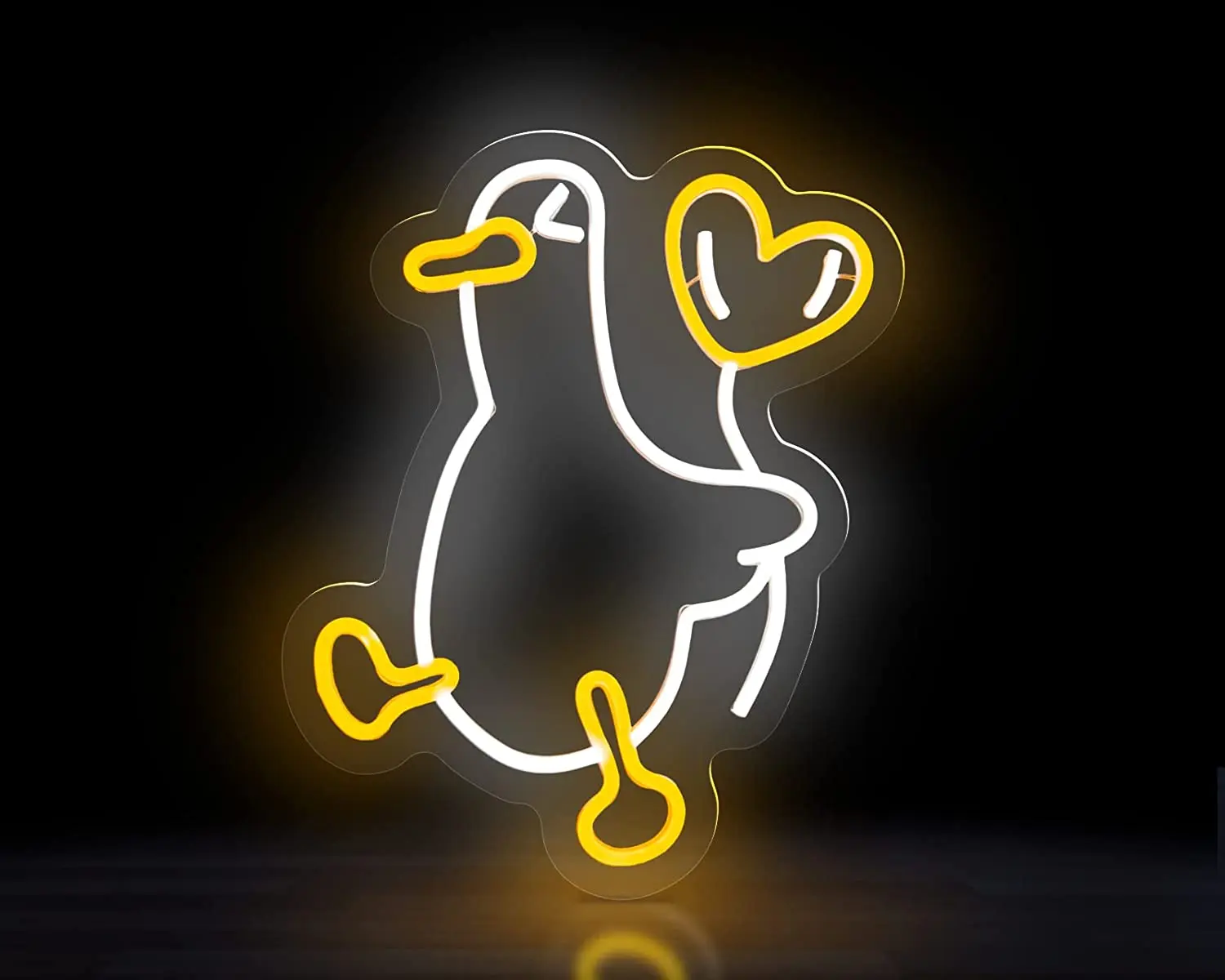 

Duck Neon Sign USB Powered for Room Decor, LED Neon Light Dimmable Night Light for Kids Bedroom Wall Art Birthday Gift