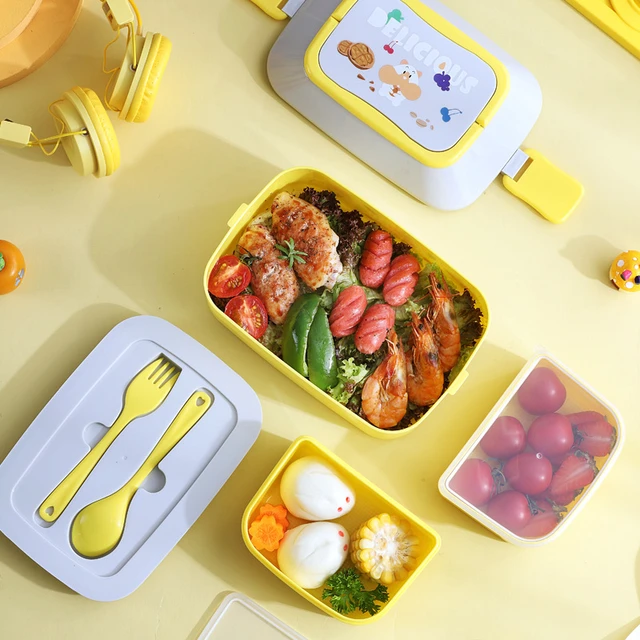 Glass Lunch Box for Girls School Kids Portable Picnic Bento Box Microwave  Food Box with Compartments Storage Containers - AliExpress