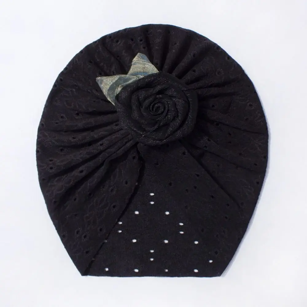 Breathable Baby Girl Turban Hat for Newborn Kids
