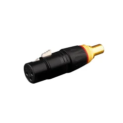 Premium XLR to RCA Audio Adapter - High - Fidelity Connector for Speakers and Microphones (Female 1pair)