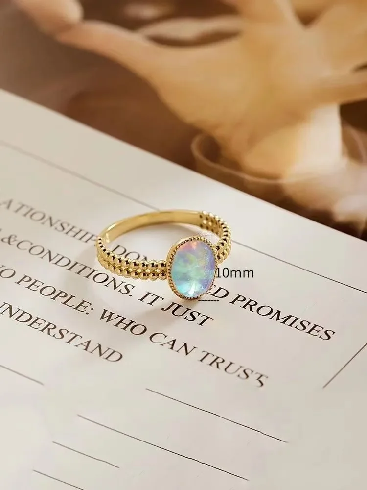 Fashionable High Quality Opal Rings for Women Vintage Colored Couple Ring Creative Radiant Engagement Banquet Jewelry Opening hmqViviiyNSAyin8WuaStzsT1pJQf0qI2q7J