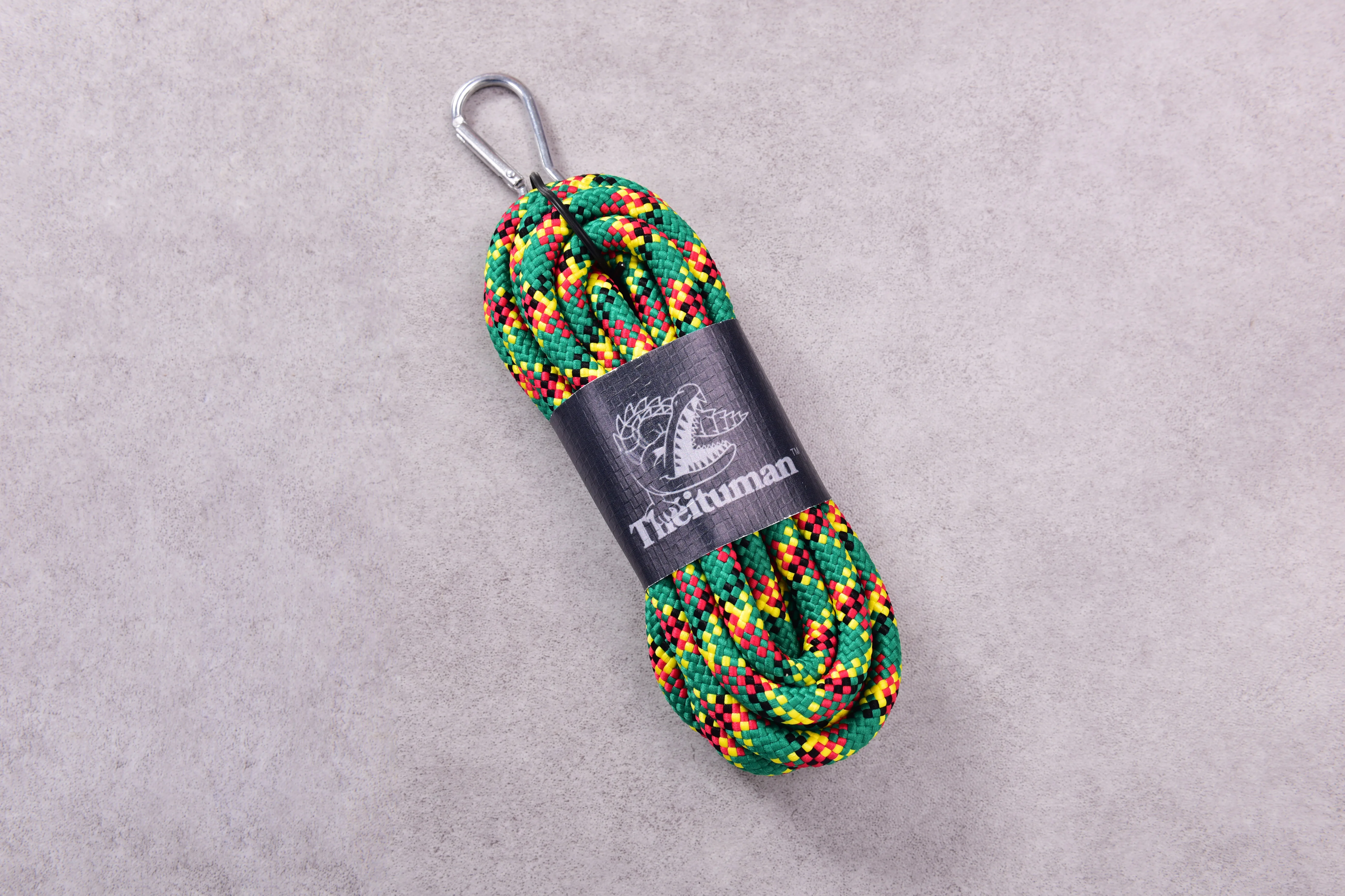 Vibrant Multicolored 8mm Polyester Braided Paracord - 3 Meters, Perfect for Pet Leashes and Safety Ropes