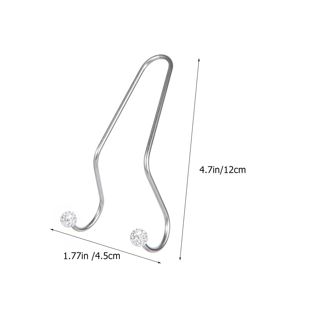 Coat Hangers Armchair Hook Bling Car Back Seat Hooks Row Interior Headrest Organizer 2 Pcs
