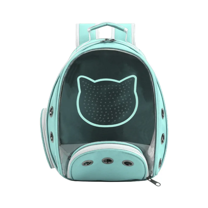 

Transparent Outing Pets Backpack Portable Cat Carrier Accessories Travel Breathable Space Capsule Cage for Pets Small Dogs