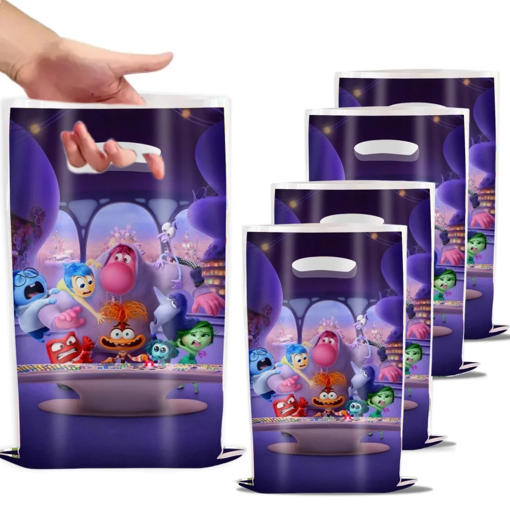 thumbnail image 1 of Bolsas de regalo de Disney Inside Out, decoración para fiestas de cumpleaños, paquete de galletas Riley Goody, bolsa de dulces, regalo para baby shower para niños, suministros para fiestas, 1 of 4
