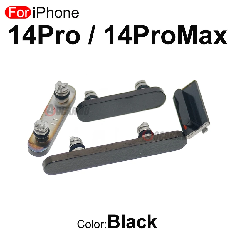 Phone Switch Key Power Volume Control Button For Apple iPhone 14 Pro Max 14Pro 14PM Full Set Side Replacement Parts