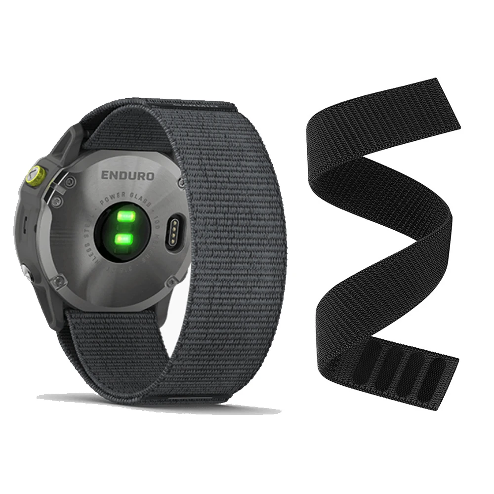Cinturino In Nylon Per Cinturino Garmin Enduro Fenix 6 6X Pro 5X Plus/Tactix Delta/Mk2I/Forerunner 945 Cinturino 26Mm 22Mm Hook & Loop