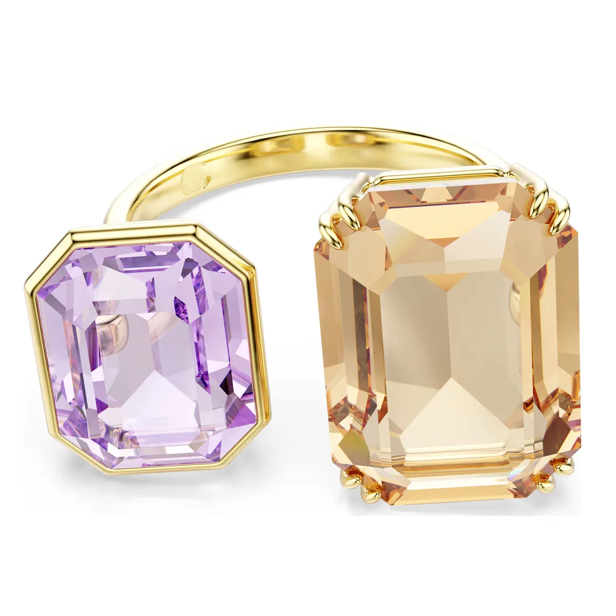 Original 2025 New Trend Anniversary Jewelry Set Charm Luxury Gold Purple Water Drop Crystal Fashion Women NecklaRce ing Earrings