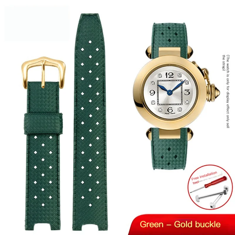 Waterproof & Sweatproof Concave Rubber Strap