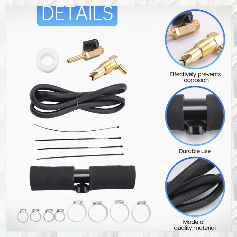A10U-11025 Diesel Installation Kit,For Gravity Fueled Auxiliary Fuel Tank And Newer Models With 1&frac12;Inch Fill Line,For Diesel